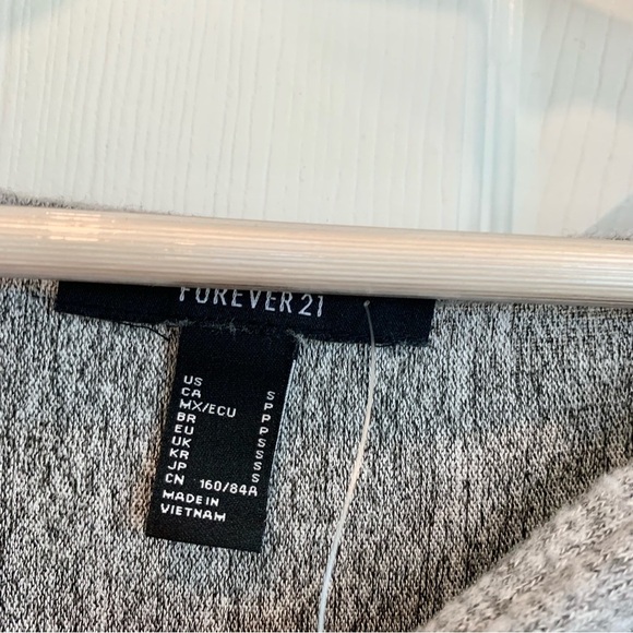 Heather Grey Soft Brushed Knit Dolman Long Sleeves Pullover Top - Picture 3 of 6